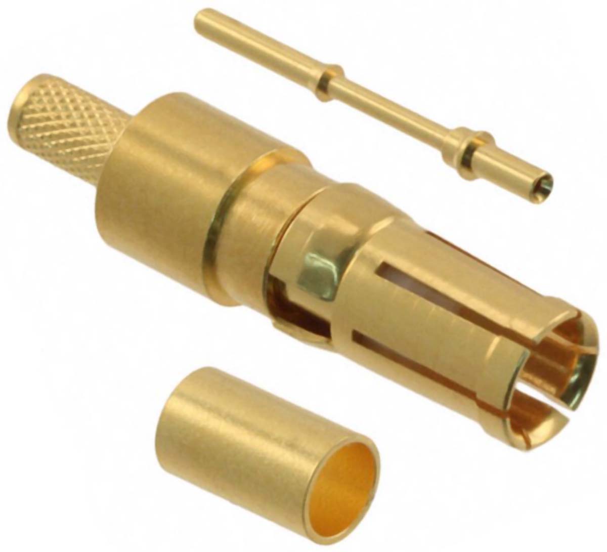 HARTING, 0969 Series, Female Crimp D-Sub Connector Coaxial Contact, Gold 24 AWG