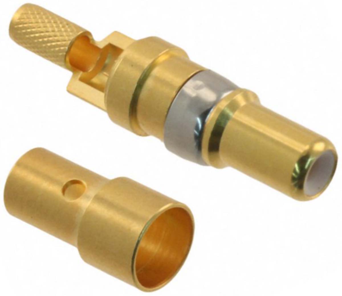 HARTING, 0969 Series, Male Crimp D-Sub Connector Coaxial Contact, Gold