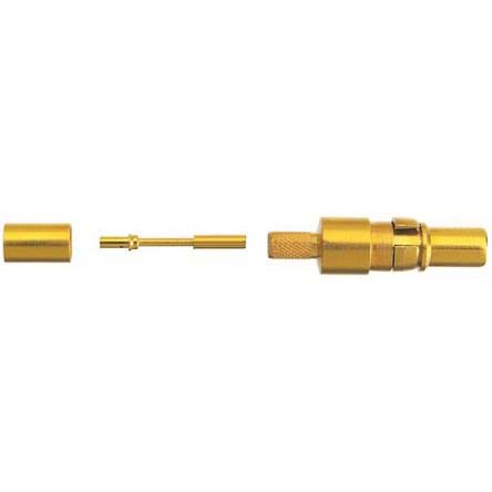 HARTING, 0969 Series, Male Crimp D-Sub Connector Coaxial Contact, Gold
