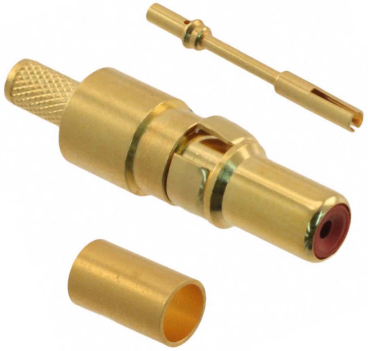 HARTING, 0969 Series, Male Crimp D-Sub Connector Coaxial Contact, Gold 8 AWG