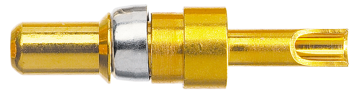 HARTING, D-Sub Mixed Series, Male Crimp D-Sub Connector Power Contact, Gold over Tin Pin 16 AWG
