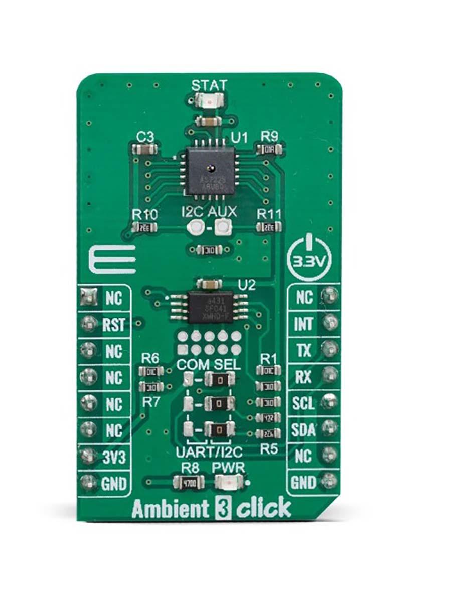 MikroElektronika Ambient 3 Click for AS7225 AS7225