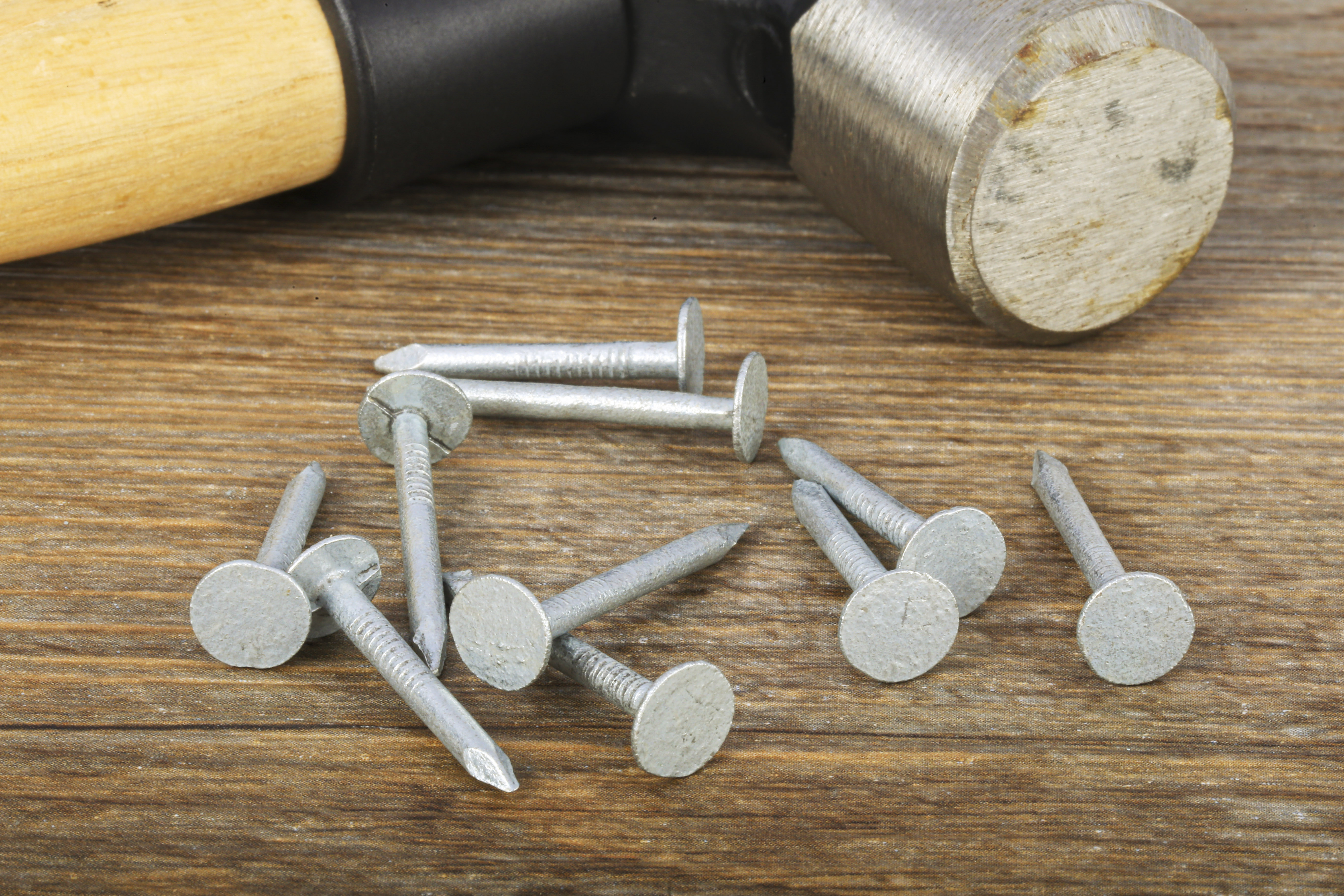 170-1636 RS PRO Galvanised Nails; 25mm x 2.65mm; 500g Bag