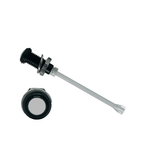 RHD-2160-F6PD67PR Bivar, Panel Mount Vertical LED Light Pipe, Diffused Round Lens