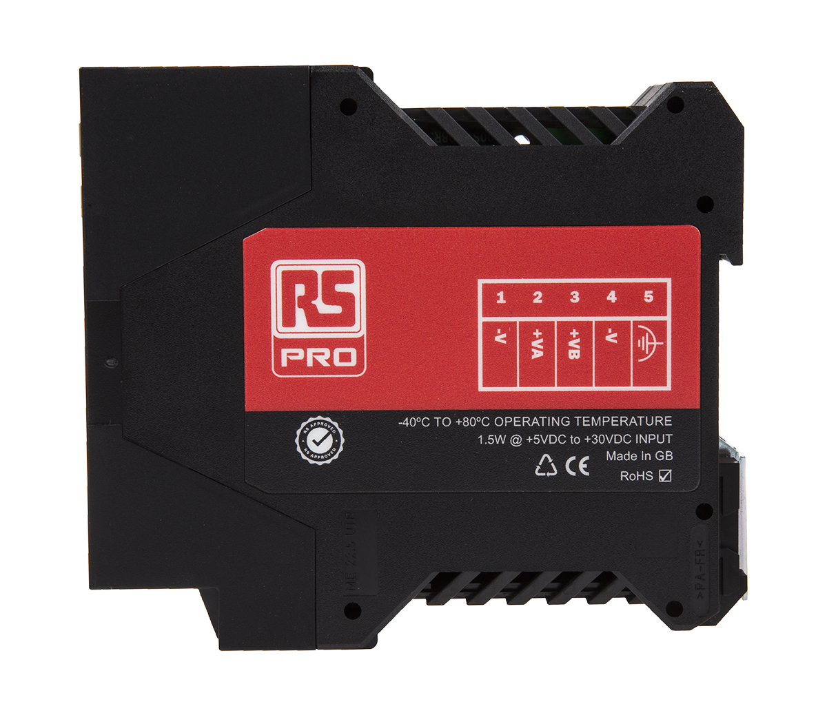 144-8674 RS PRO DIN Rail Mount Industrial Ethernet Switch, 8 RJ45 Ports, 10/100Mbit/s Transmission