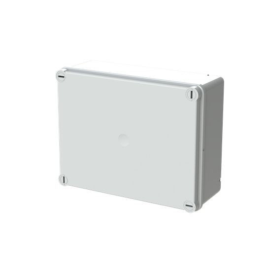 Thermoplastic IP65 Junction Box, 220 x 170 x 80mm, Grey