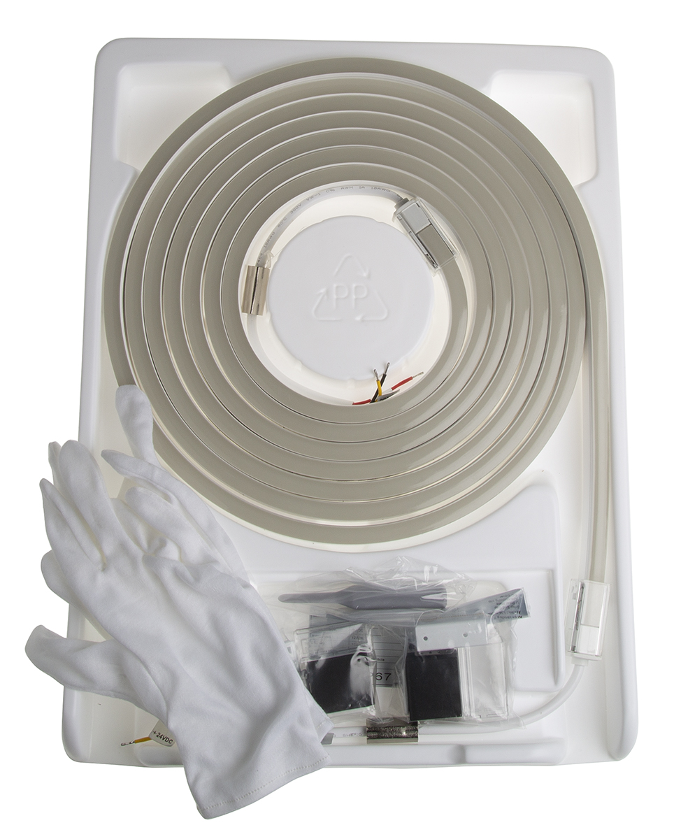 PowerLED 24V dc White LED Strip Light, 2500K Colour Temp, 10m Length