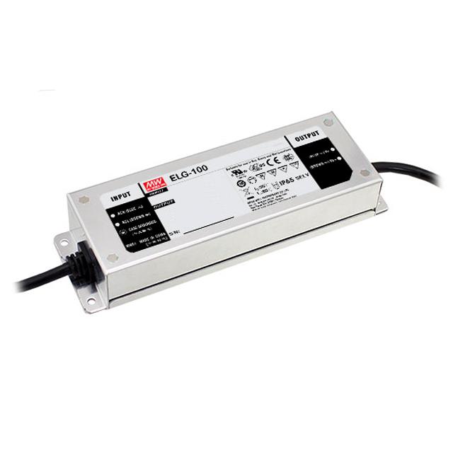 Mean Well ELG-100-48A, Voltage LED Driver, AC-DC Converter Topology, Chassis Mount