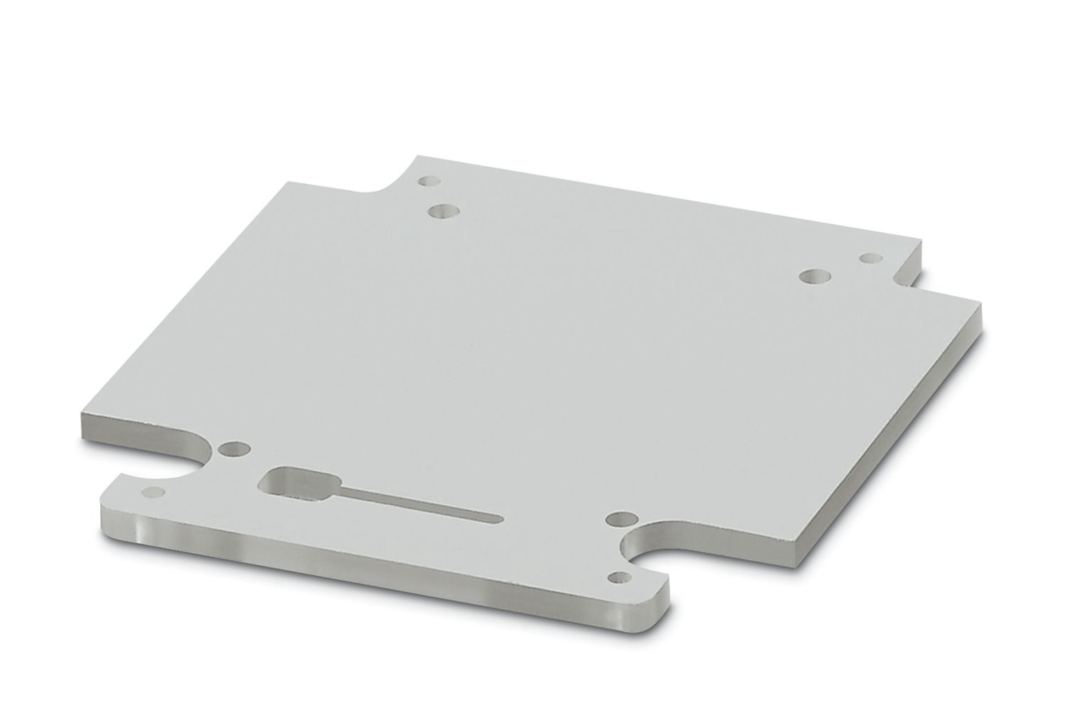 Phoenix Contact HCS Series Polycarbonate Mounting Plate, 80mm H, 77mm W, 2mm L for Use with Housing
