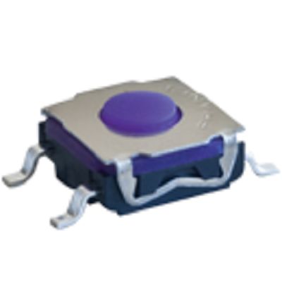 C & K IP67 Silver Standard Tactile Switch, SPST 50 mA Surface Mount