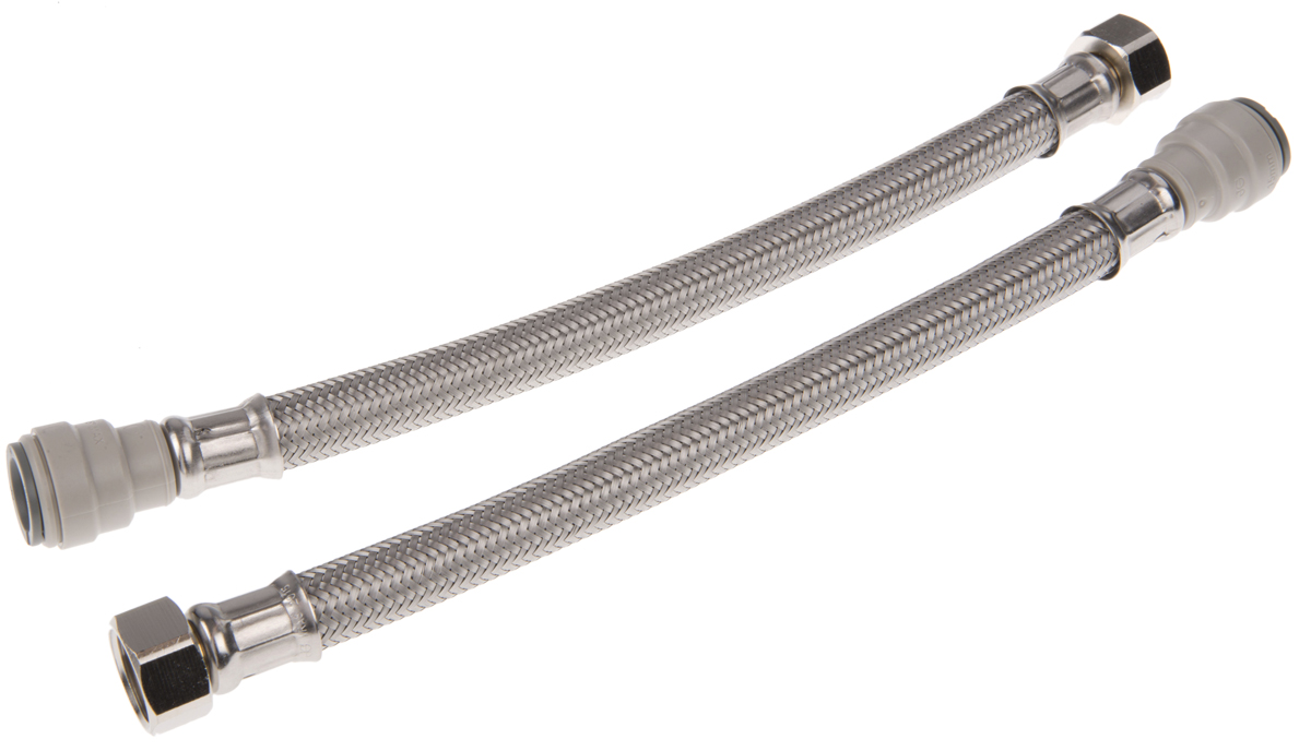 JG Speedfit Hose Assembly 15mm to BSP 1/2in, 6 bar, 300mm Long