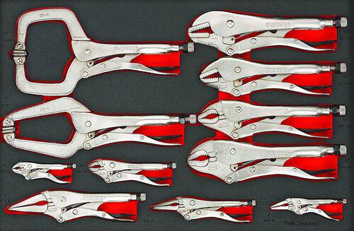 Teng Tools 11-Piece Plier Set, Angled, Bent, Flat, Straight Tip