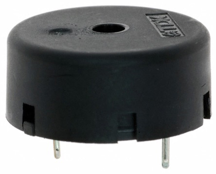 TDK 70dB PCB Mount Low External Piezo Buzzer, 17 (Dia.) x 8mm, 3V ac Min, 30V ac Max