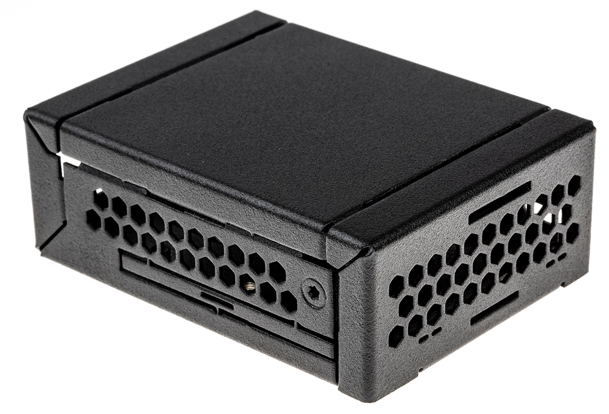 14891110 nVent SCHROFF Metal  Case for use with Raspberry Pi 2, Raspberry Pi 3 in Black