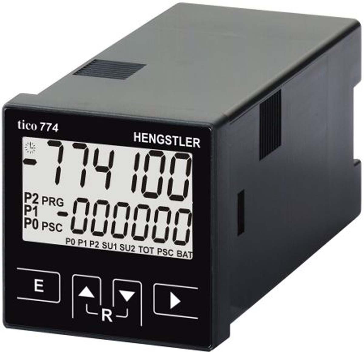 Hengstler TICO 774 Batch Counter, Shift Counter, Tachometer, Timer, 6 Digit LCD, 60kHz, 12 → 30 V dc