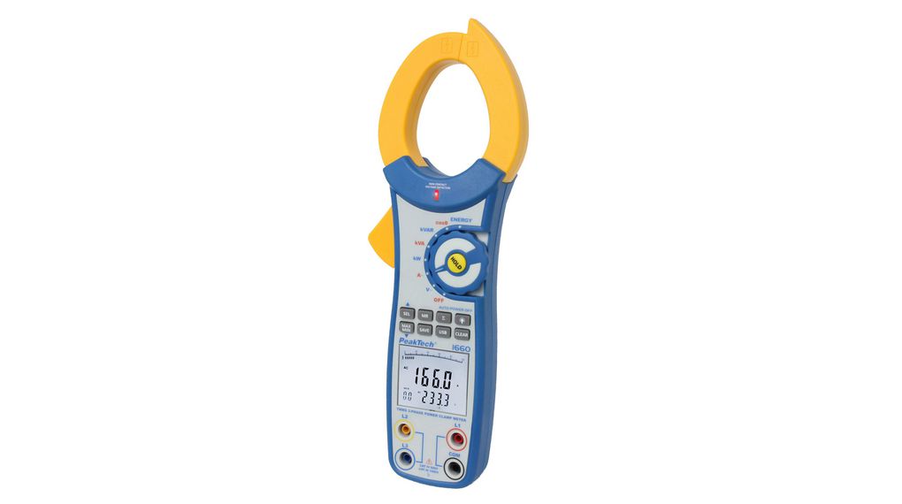p1660 PeakTech P1660 Clamp Meter 1 kA 750 V ac CAT III