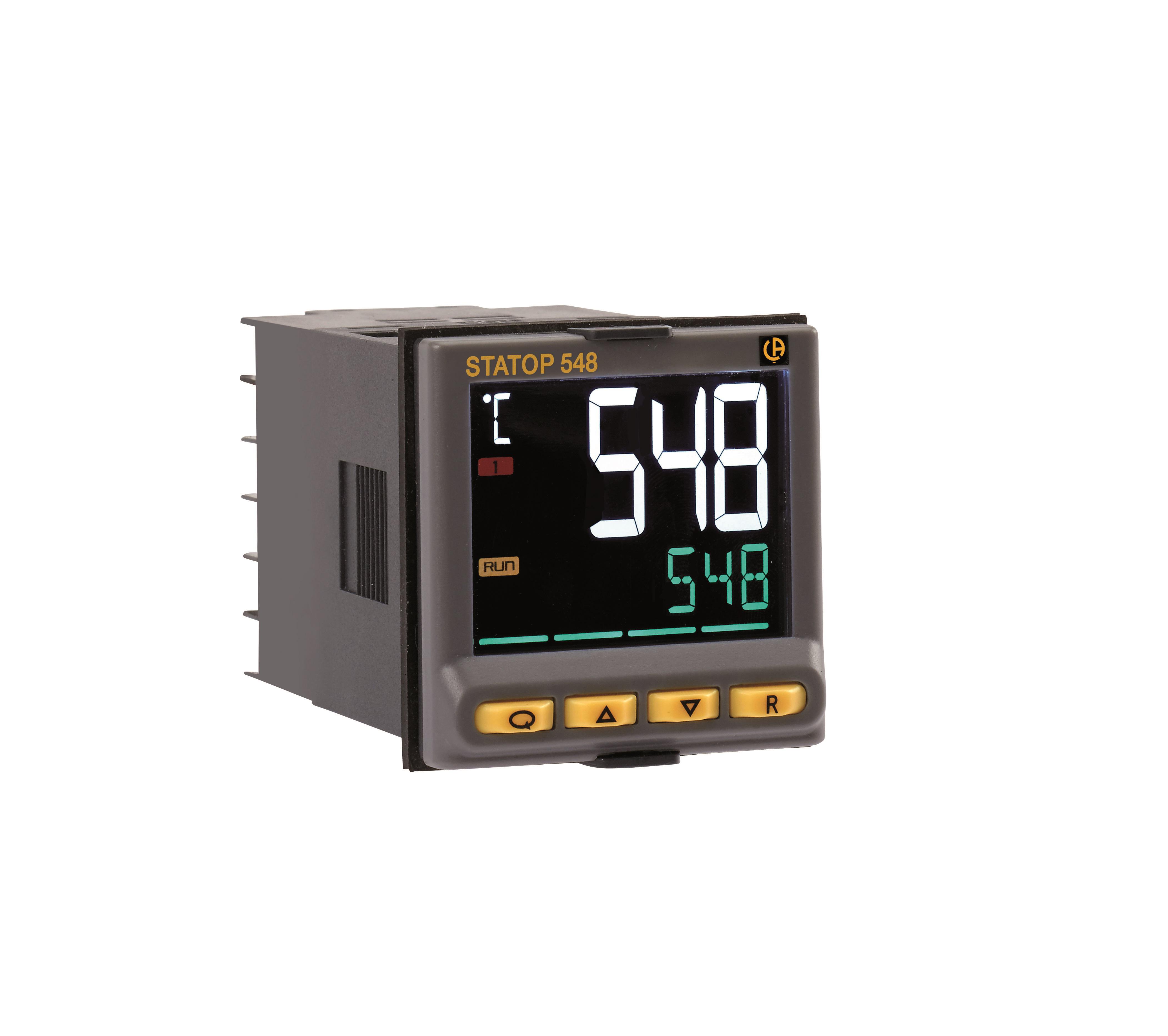 lst548p-021 Pyro Controle STATOP 500 Panel Mount PID Temperature Controller, 45mm 3 Input, 4 Output Relay, 100 → 240 V ac