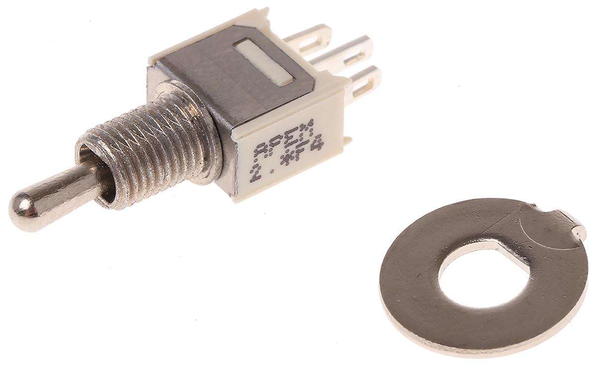 zl39s0101 APEM Toggle Switch, Panel Mount, On-Off-On, SPST, Solder Terminal