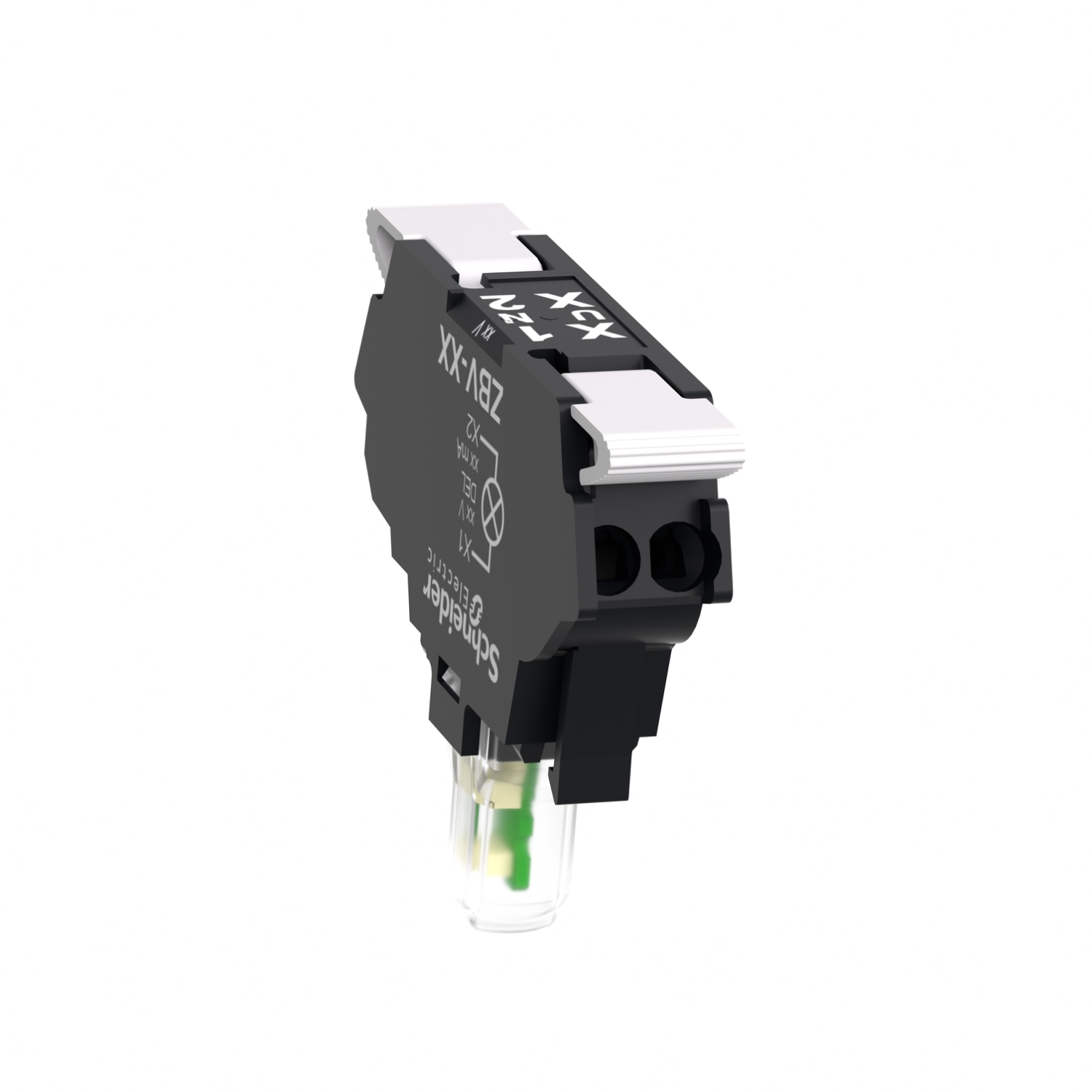 zbvb15 Schneider Electric Harmony XB Light Block LED White 24 V ac/dc Screw terminal