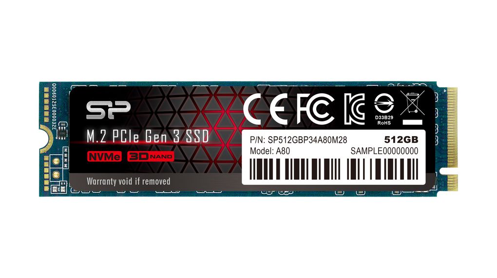 Silicon Power SP512GBP34A80M28 M.2 (2280) 512 GB Internal SSD