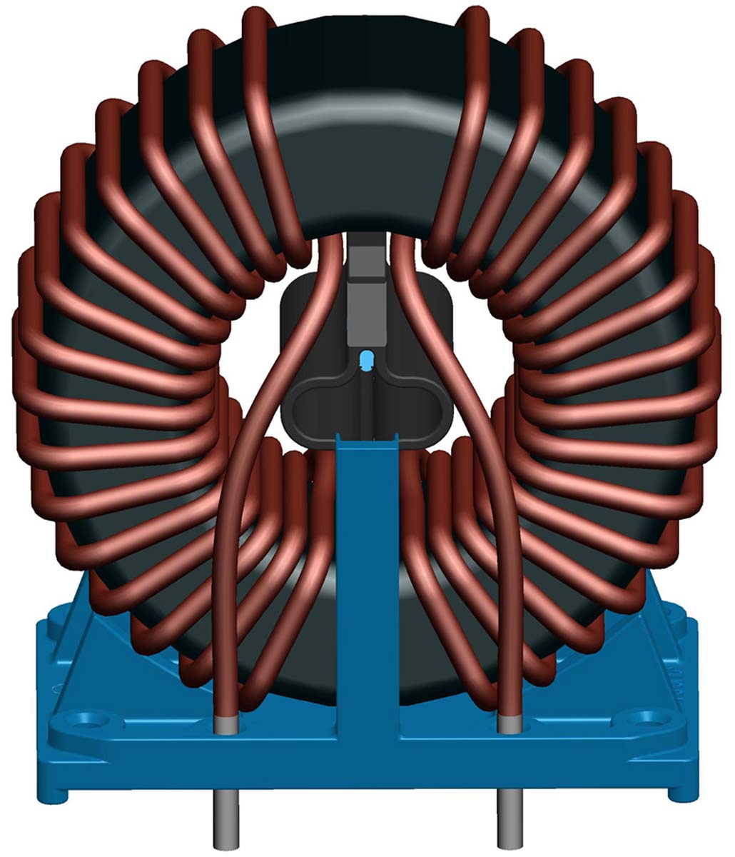 EPCOS 2.2 mH ±30% Ferrite Power Line Choke, Max SRF:10kHz, 10A Idc, 12mΩ Rdc 250 V ac, B82726S