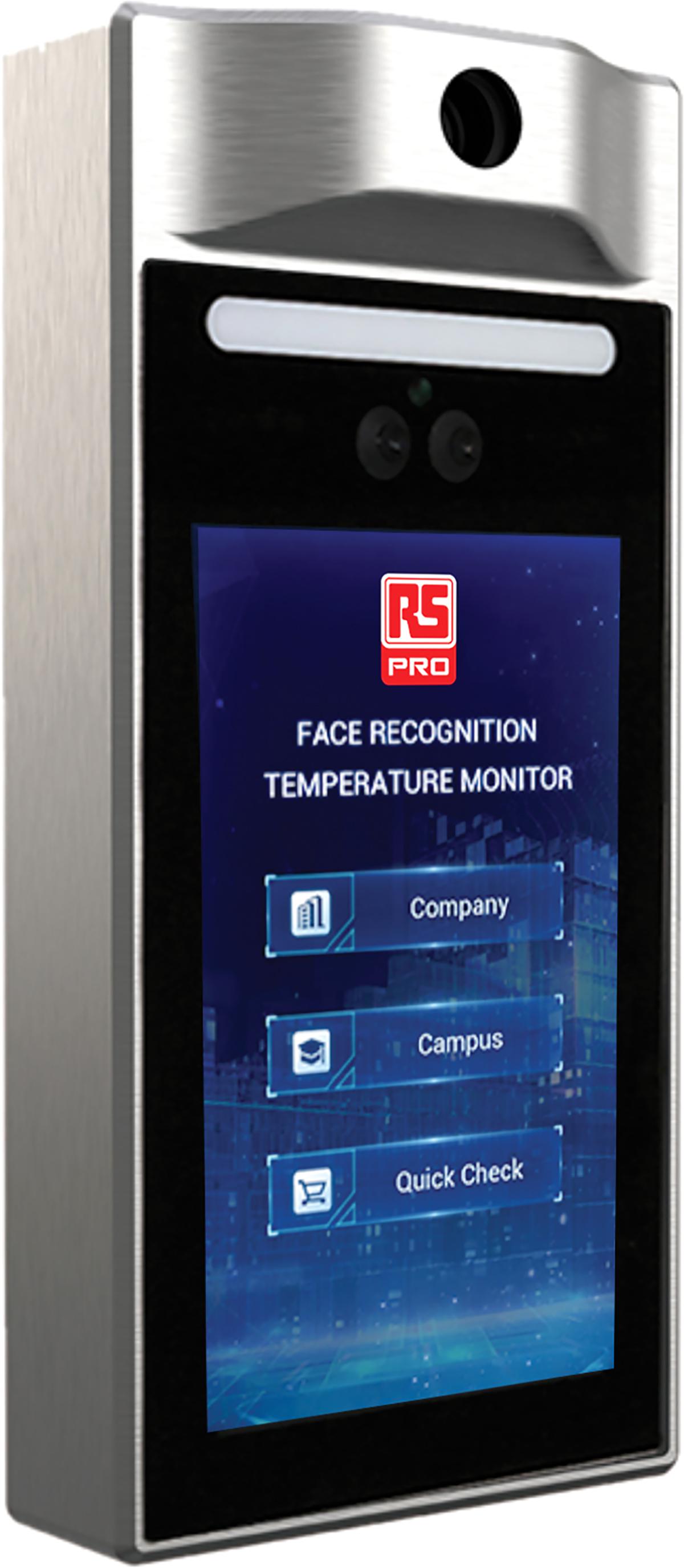 202-0774 RS PRO Door Entry including Facial Recognition with Infrared Thermometer