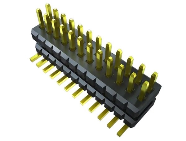 Samtec MW Series Straight Surface Mount PCB Connector, 14-Contact, 2-Row, 1mm Pitch, Solder Termination