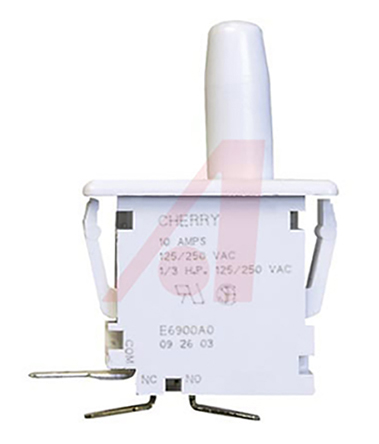 ZF Door Micro Switch Plunger, SPDT 10 A, 85 °C, -40 °C