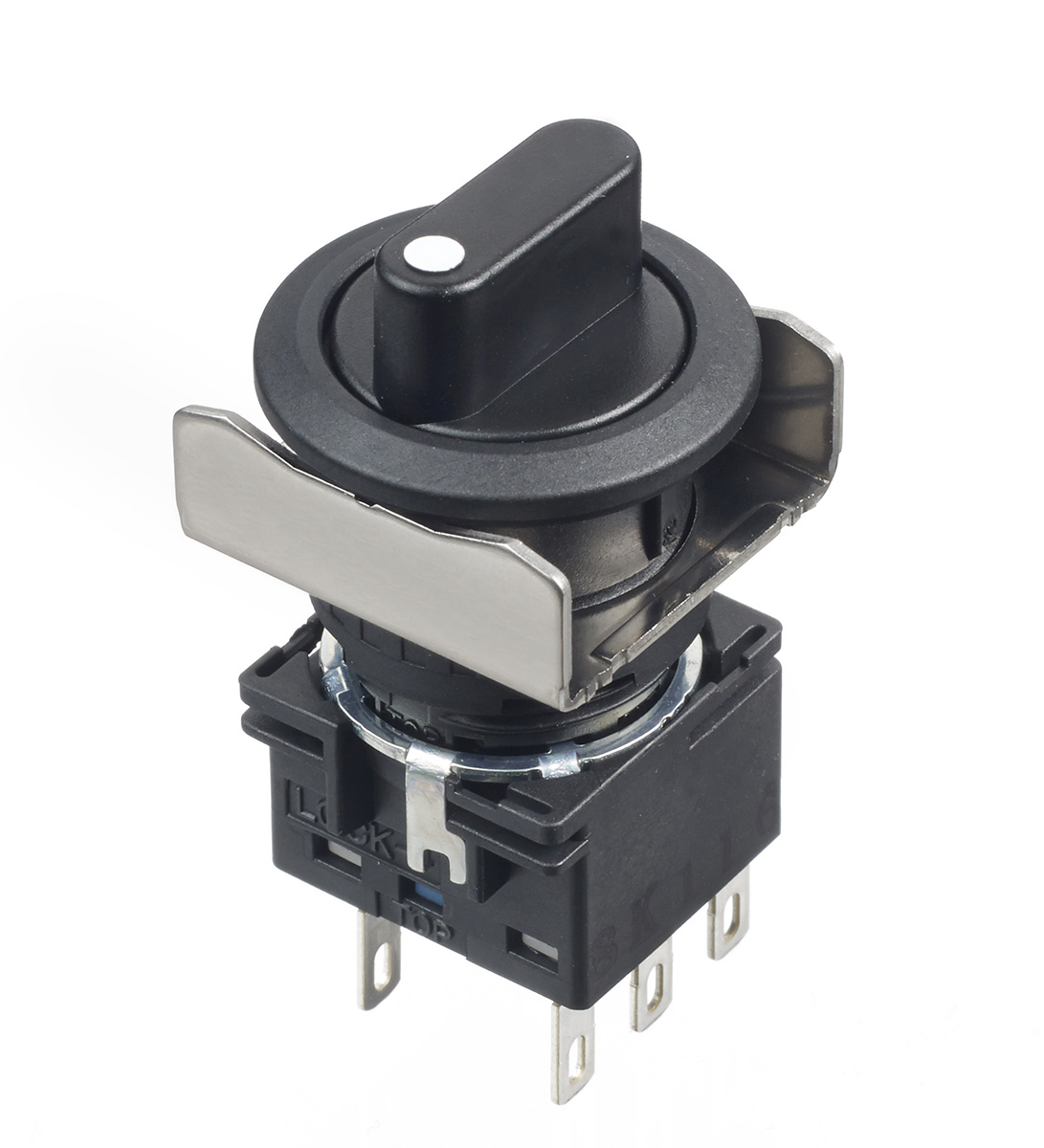 Idec Black Round Push Button Switch