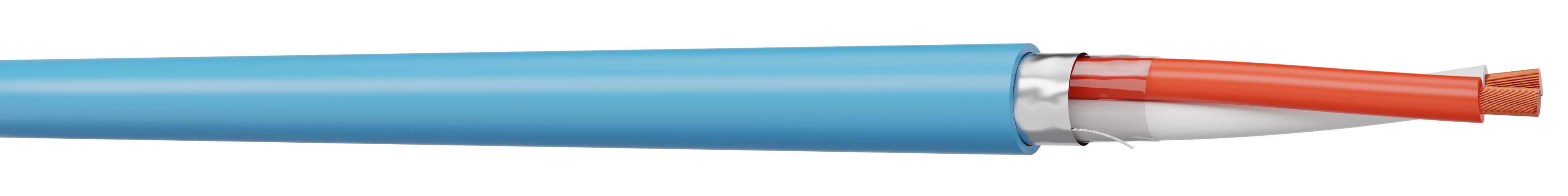 AXINDUS CAEINSTRUM Instrument Cable, 19 Cores, 0.9 mm, Screened, 100m, Blue PVC Sheath
