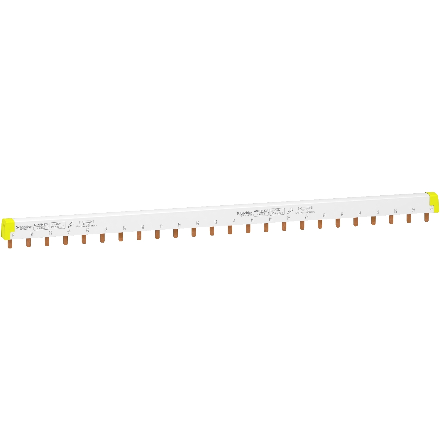 a9xph324 Schneider Electric Acti9 Acti9 3 Phase Busbar, 415 V ac, 18 mm Pitch