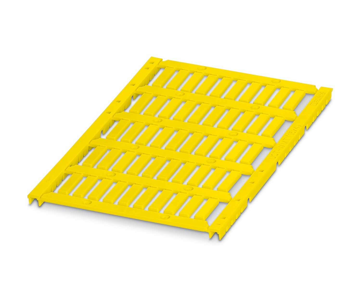 Phoenix Contact UCT-WMT Insert Cable Markers, Yellow, Pre-printed "None", 0.6 → 50mm Cable, for TOPMARK LASER,