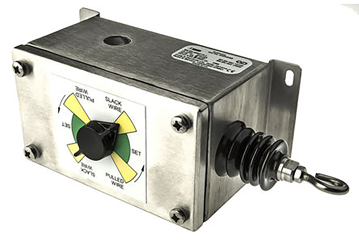 gwn2-ss Craig & Derricott GWN Rope Pull Switch 209 mm, Straight, 2 NO/2 NC