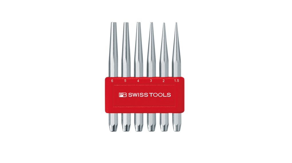 PB SWISS TOOLS 6-Piece Punch Set, Drift Punch