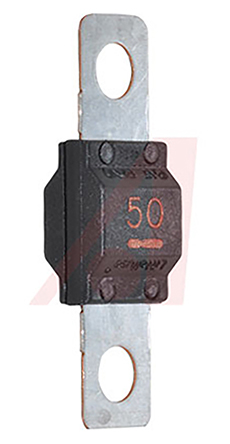 Littelfuse 50A Black, Clear Car Fuse, 32V ac/dc