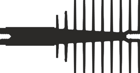 AAVID THERMALLOY Heatsink, Sensors, Power Semiconductors, Thin Components 75 mm 50 mm 40mm