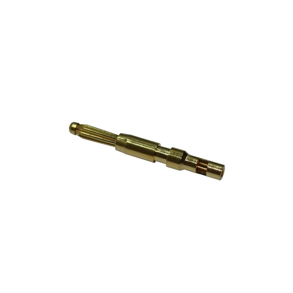 Nelco Gold Male Banana Plug, 2 mm Connector, Solder termination Termination, 30V, 20A, Gold Plating