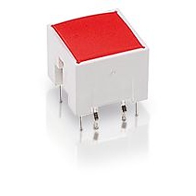 RAFI Orange Tactile Switch, 11.35 mm, 1 NO 100mA, 35 V ac 35 V dc, Panel