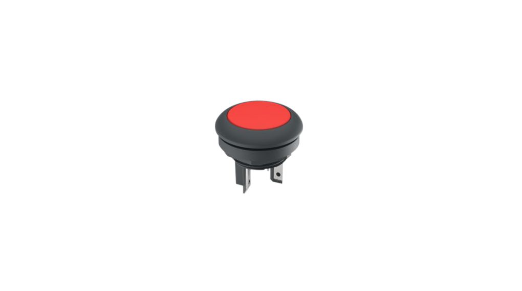 RAFI LUMOTAST 16 Series Illuminated Push Button, Momentary, Through Hole, 16.2 mm Cutout, 1 NO, IP65, IP67, 35 V dc 35 V