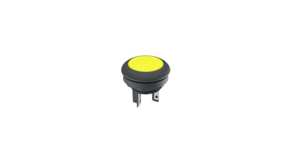 RAFI LUMOTAST 16 Series Illuminated Push Button, Momentary, Through Hole, 16.2 mm Cutout, 1 NO, IP65, IP67, 35 V dc 35 V