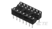 TE Connectivity 28 Way Through Hole Transistor IC Socket