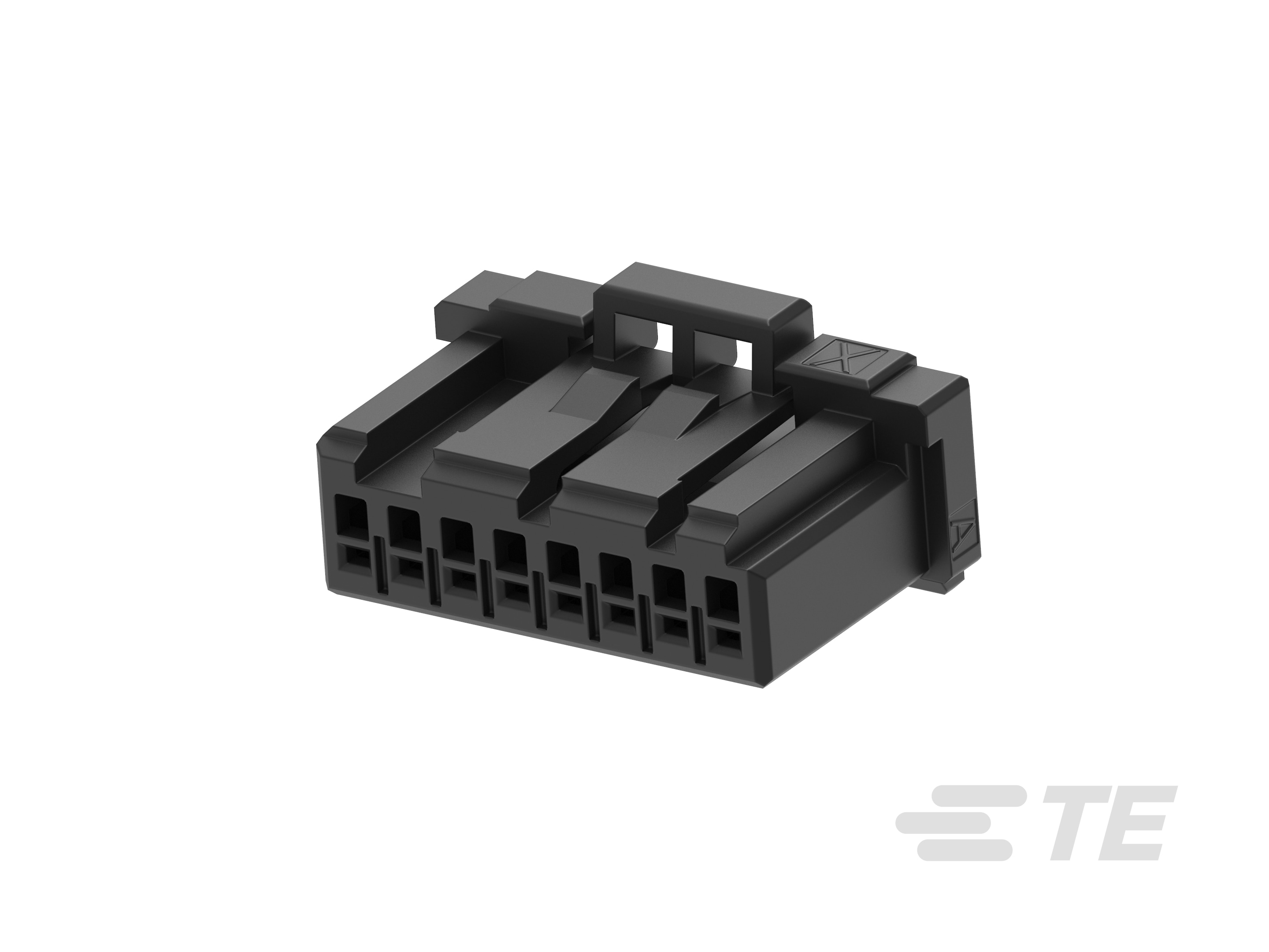 TE Connectivity 1 mm Pitch 8 Way Through Hole Transistor IC Socket