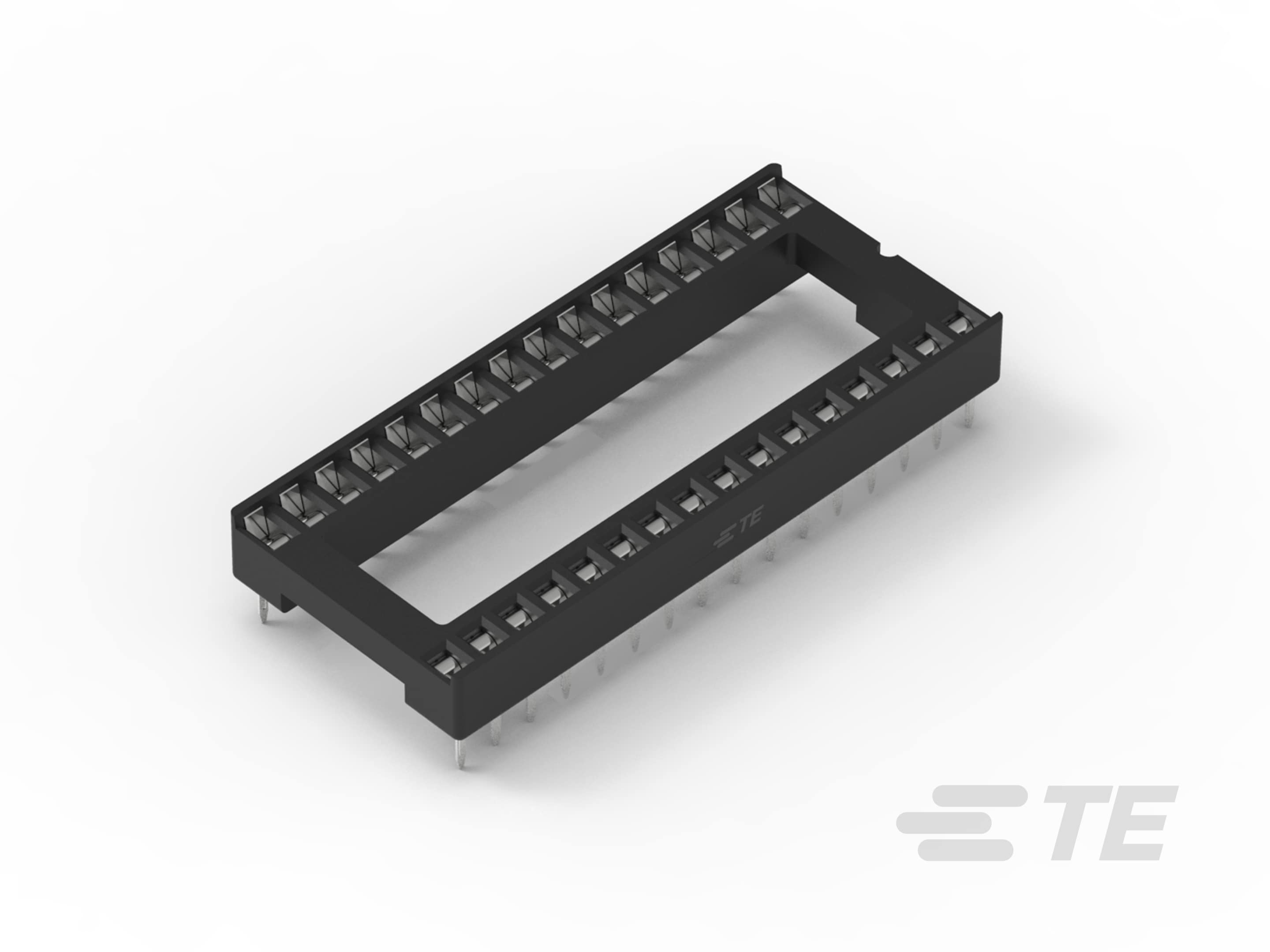 TE Connectivity 2.54 mm Pitch 32 Way Surface DIP IC Socket