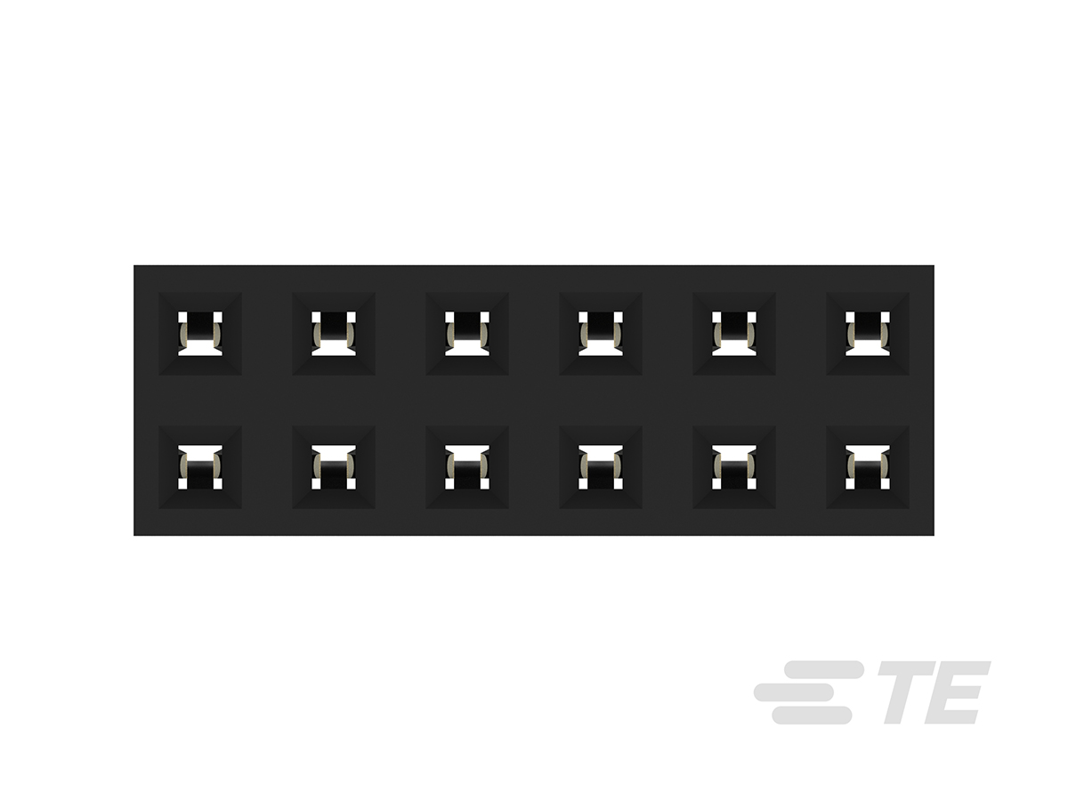 1-2314822-4 TE Connectivity AMPMODU Series Straight Through Hole PCB Socket, 14-Contact, 2 Row, 2 mm Pitch Solder