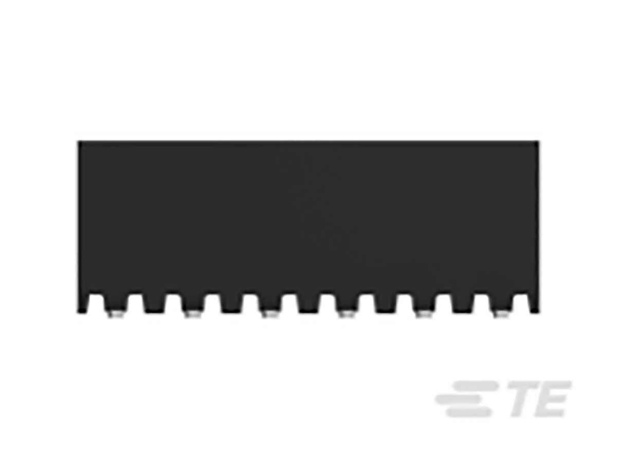TE Connectivity AMPMODU Series Straight Surface PCB Socket, 12-Contact, 2 Row, 2 mm Pitch Solder