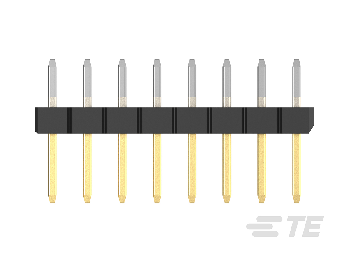 1-2355045-0 TE Connectivity AMPMODU Series Straight Through Hole Pin Header, 10 Contact(s), 2 mm Pitch, 1 Row, Unshrouded