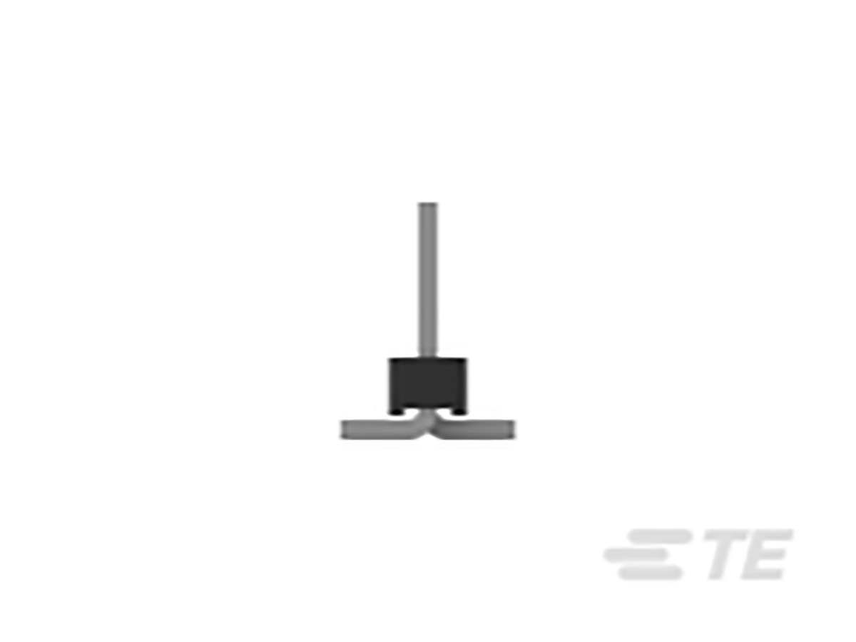 TE Connectivity AMPMODU Series Straight Surface Pin Header, 10 Contact(s), 2 mm Pitch, 1 Row, Unshrouded