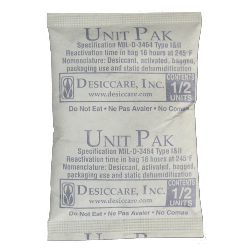 SCS Humidity Indicating Desiccator, 2PLDES, Silica Gel, 16.5 g
