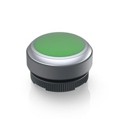 RAFI Green Push Button Actuator
