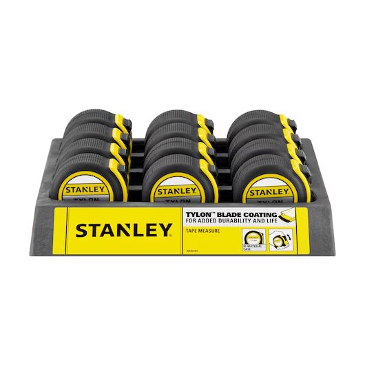 1-30-656 Stanley 0-30-656 8 m Tape Measure, Imperial, Metric, RSCAL